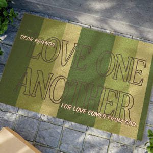 Love Green Doormat