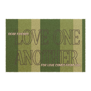 Love Green Doormat