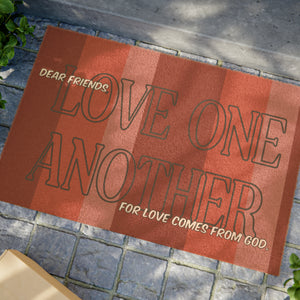 Love Red Doormat