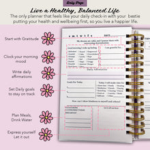 Load image into Gallery viewer, EmpowerHer Gals Guide to Self-care - 6-Month Daily Journal with Prompts for Mindfulness, Self-Care &amp; Healing.
