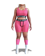 Load image into Gallery viewer, I’M SO HAUTE PINK BIKER SET
